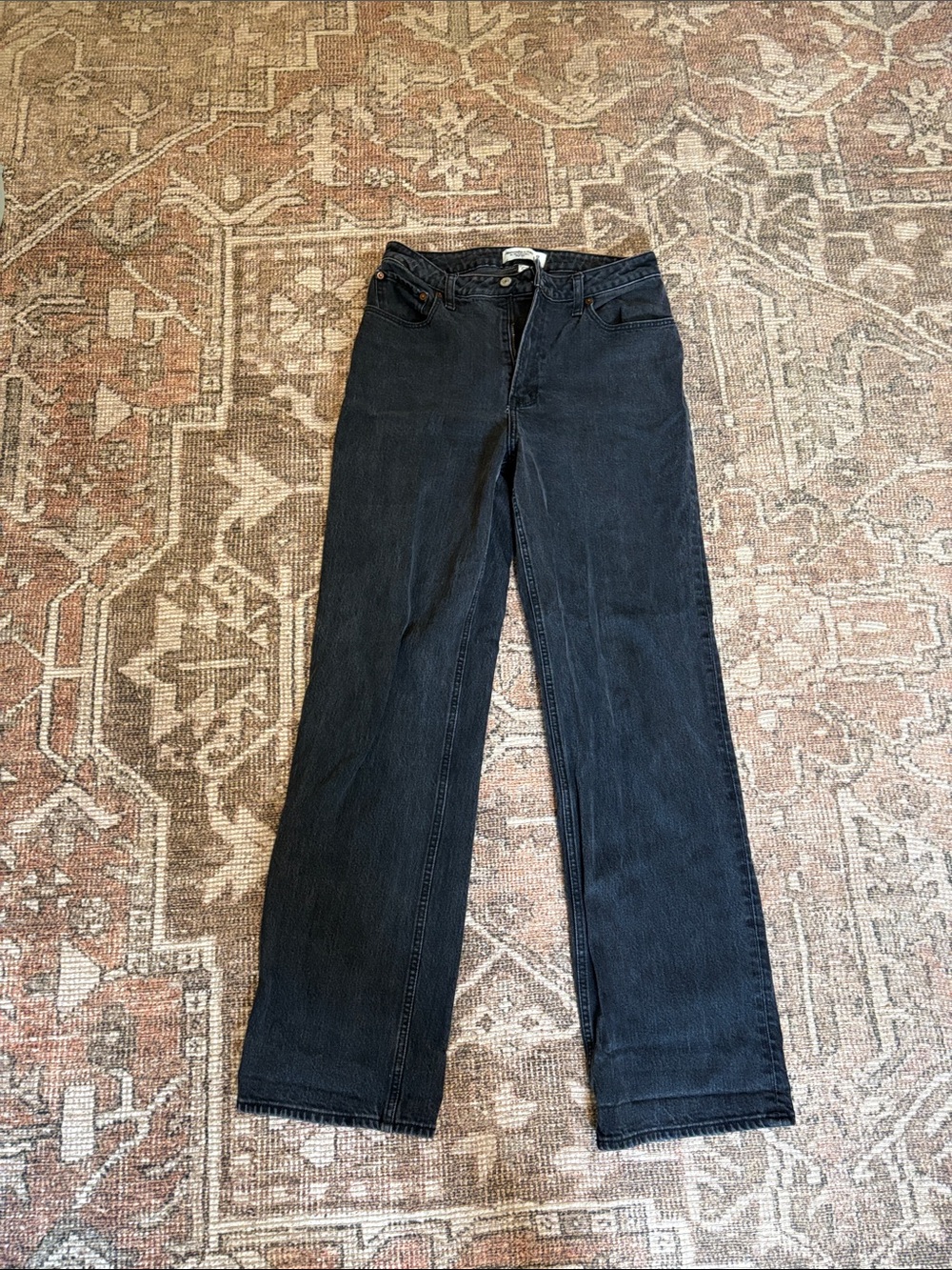 Abercrombie & Fitch 90s relaxed Jean high rise Curve Love Long